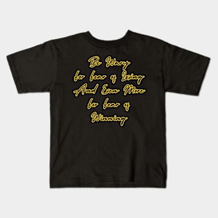 fear of losing  fear of winning  Fear Paradox, Kids T-Shirt